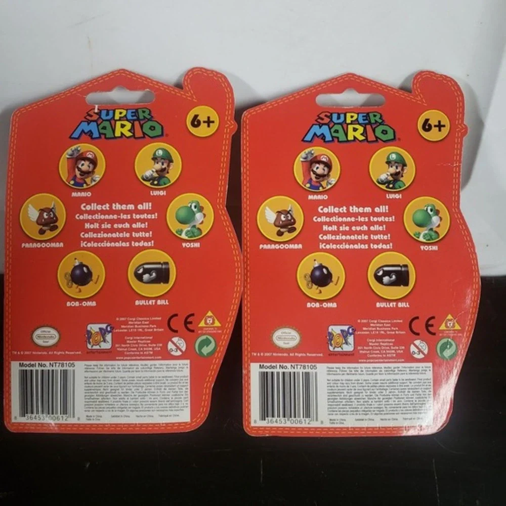 NEW Super Mario Yoshi Mini Figure - Set‎ of 2 - 2007 Nintendo